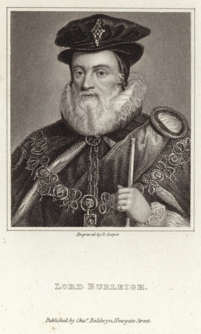 Retrato de Lord Burleigh de English School