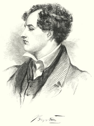 Retrato de Lord Byron de English School