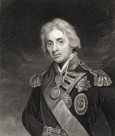Retrato de Lord Horatio Nelson (1758-1805) de English School