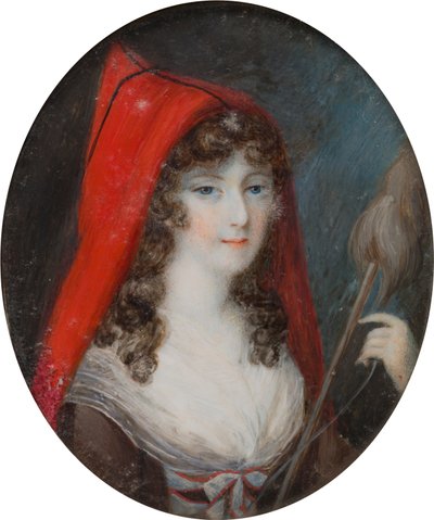 Retrato de Lucy Byng, primera condesa de Bradford (1766-1844), c.1786-1844 (óleo sobre lienzo) de English School