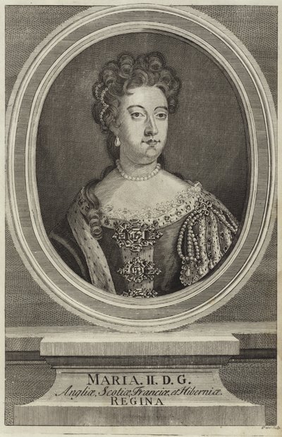 Retrato de María II de Inglaterra de English School