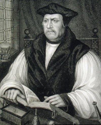 Retrato de Matthew Parker (1504-75), de 