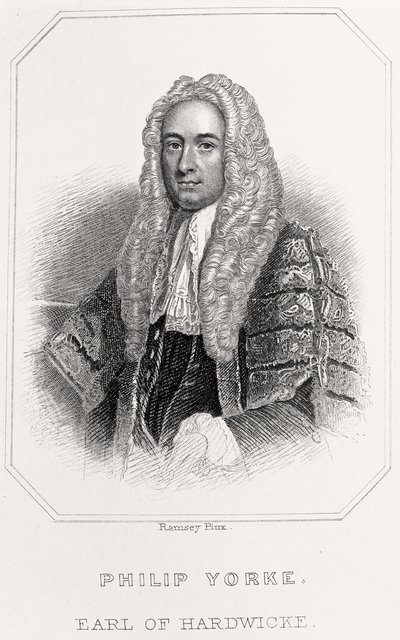 Retrato de Philip Yorke, Conde de Hardwicke de English School