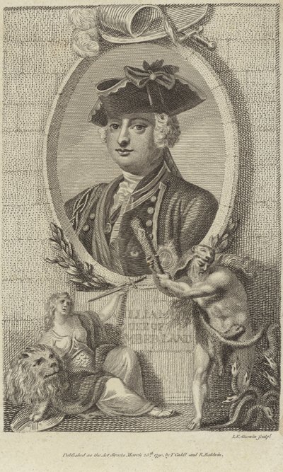 Retrato del Príncipe William, Duque de Cumberland de English School