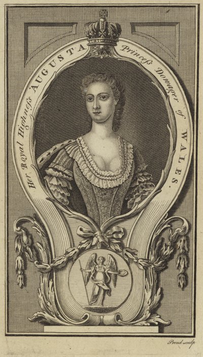 Retrato de la Princesa Augusta de Sajonia-Gotha-Altenburg de English School