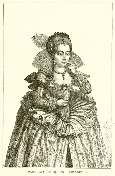 Retrato de la Reina Isabel de English School