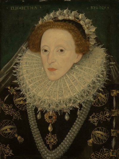 Retrato de la Reina Isabel I, c.1580 de English School