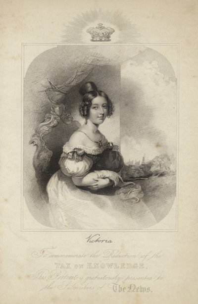 Retrato de la Reina Victoria de English School