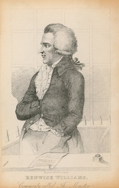 Retrato de Renwick Williams, comúnmente llamado El Monstruo de English School