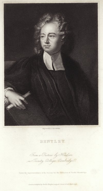 Retrato de Richard Bentley de English School