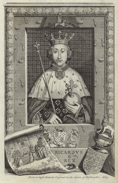 Retrato de Ricardo II de Inglaterra de English School