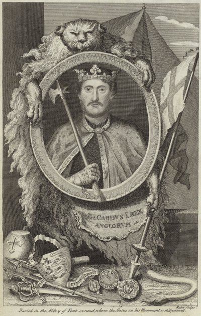 Retrato de Ricardo I de Inglaterra de English School