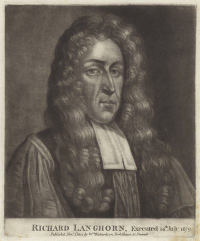 Retrato de Richard Langhorne de English School
