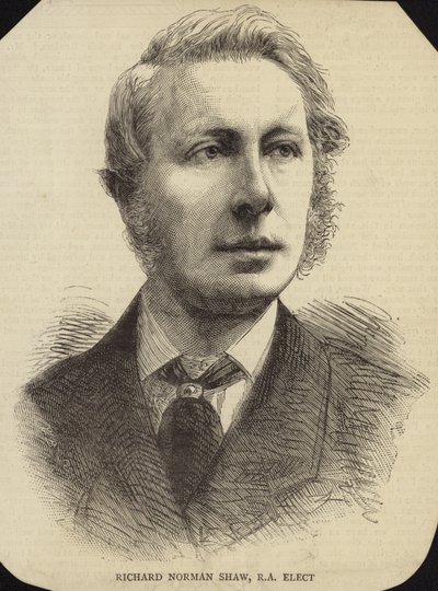 Retrato de Richard Norman Shaw de English School