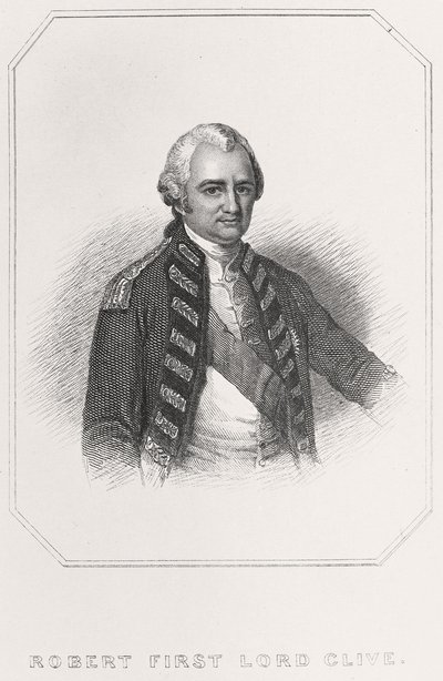 Retrato de Robert, Primer Lord Clive de English School