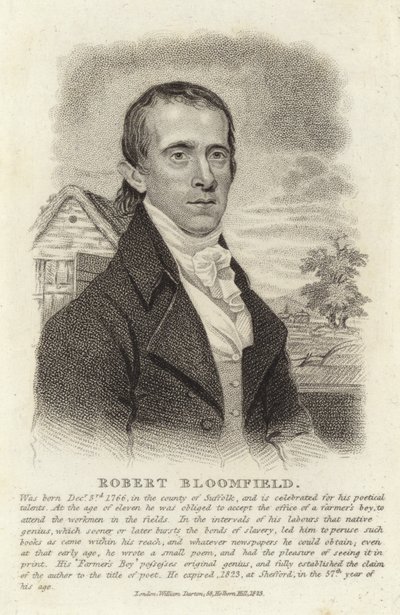 Retrato de Robert Bloomfield de English School