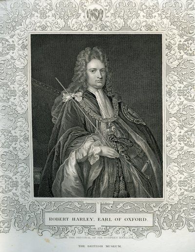Retrato de Robert Harley, primer conde de Oxford (1671-1724) de English School