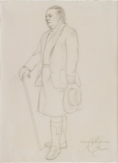 Retrato de Roderick Gradidge de English School