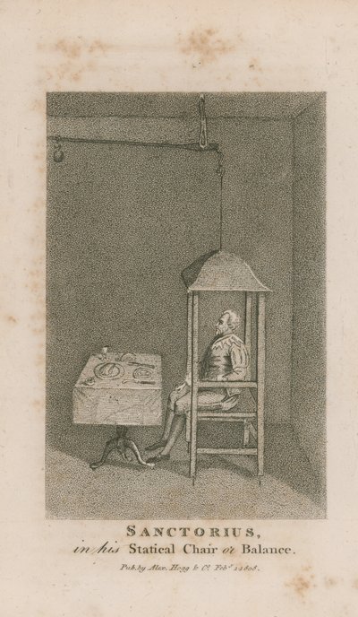 Retrato de Sanctorius de English School