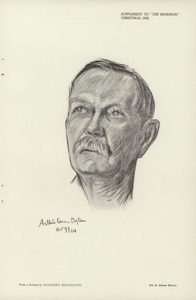 Retrato de Sir Arthur Conan Doyle de English School