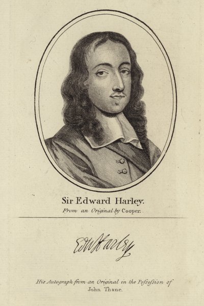 Retrato de Sir Edward Harley de English School
