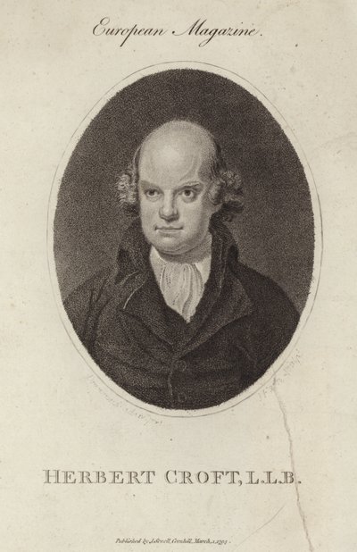 Retrato de Sir Herbert Croft de English School