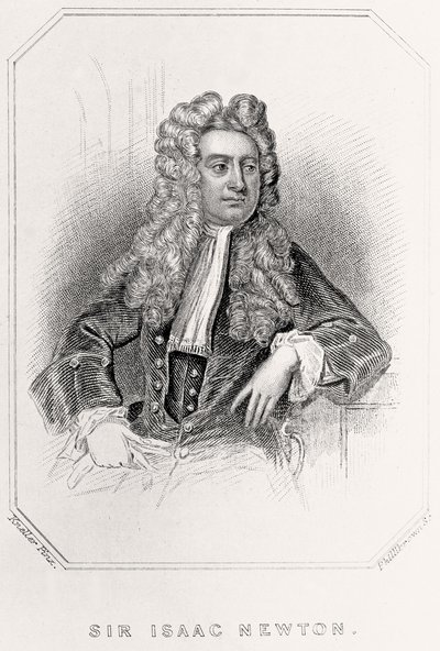 Retrato de Sir Isaac Newton de English School