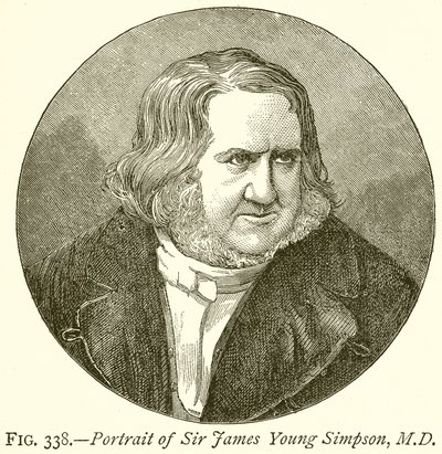 Retrato de Sir James Young Simpson, M.D. de English School