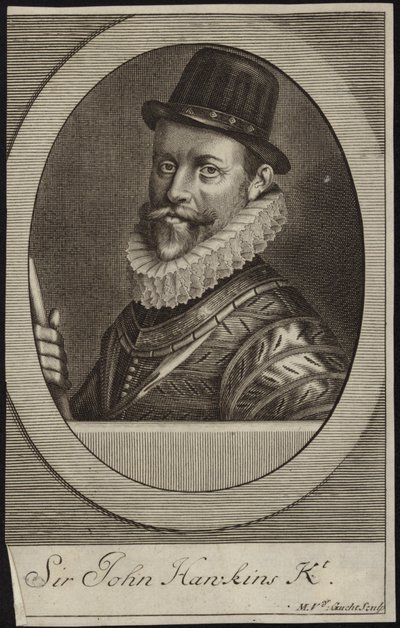 Retrato de Sir John Hawkins de English School