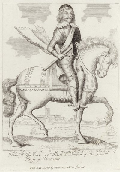 Retrato de Sir John Hotham el joven de English School