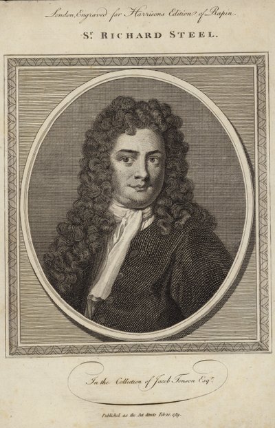 Retrato de Sir Richard Steele de English School