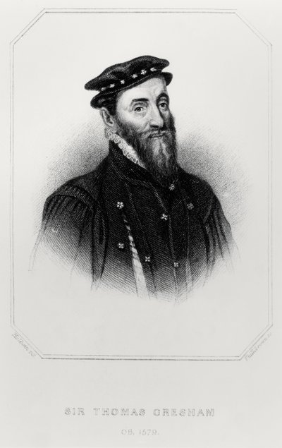 Retrato de Sir Thomas Gresham (1519-79) de 