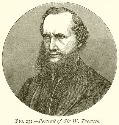 Retrato de Sir W. Thomson de English School