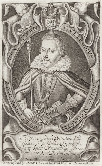 Retrato de Sir William Segar de English School