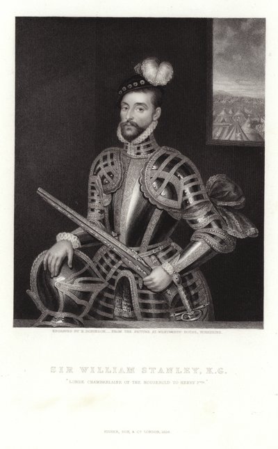 Retrato de Sir William Stanley de English School
