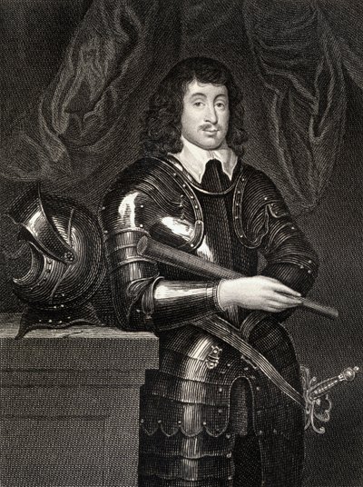 Retrato de Spencer Compton (1601-43) 2º Conde de Northampton, de Lodges British Portraits, 1823 de English School