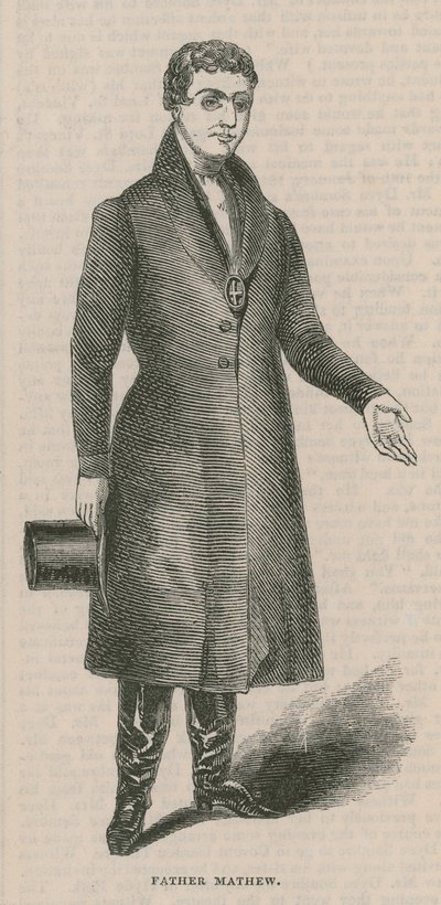 Retrato de Theobald Mathew de English School