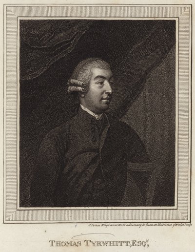 Retrato de Thomas Tyrwhitt de English School