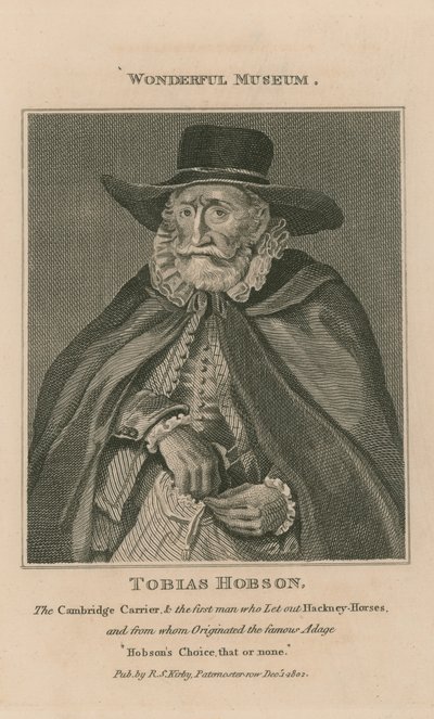 Retrato de Tobias Hobson de English School