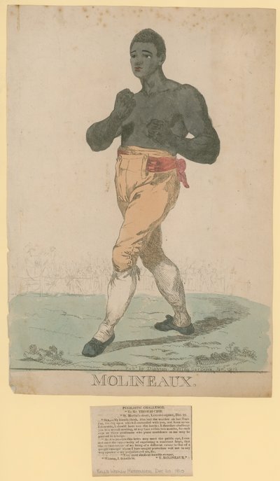 Retrato de Tom Molineaux de English School