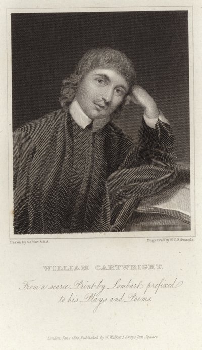 Retrato de William Cartwright de English School