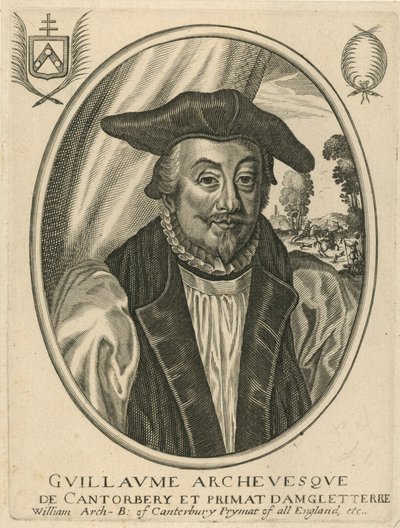 Retrato de William Laud de English School