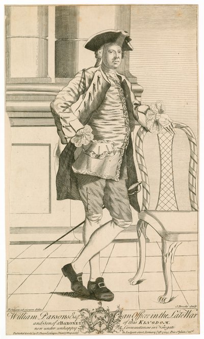 Retrato de William Parsons de English School