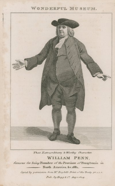 Retrato de William Penn de English School
