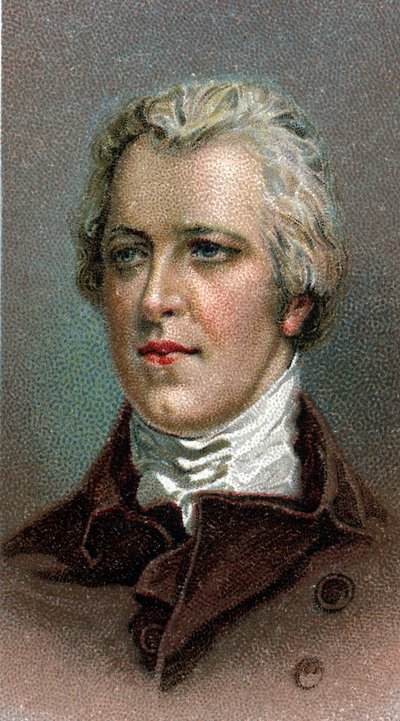 Retrato de William Pitt el Joven (1759-1806) - De la serie "Líderes de Hombres" de English School