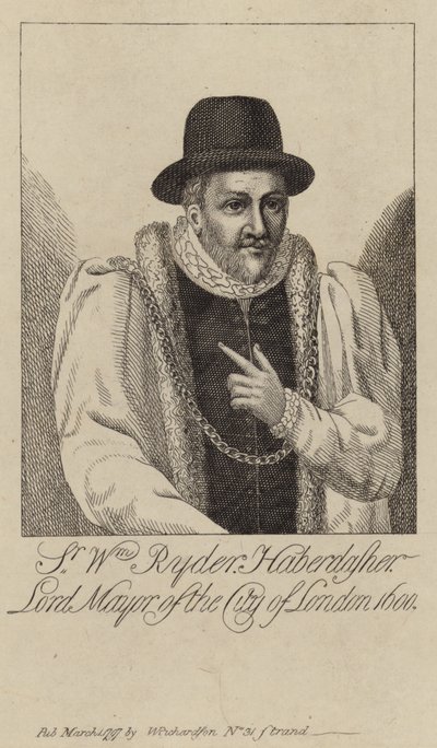 Retrato de William Ryder de English School