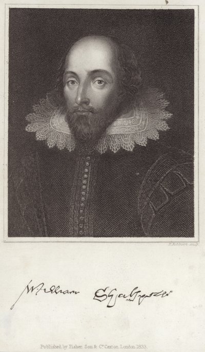 Retrato de William Shakespeare de English School