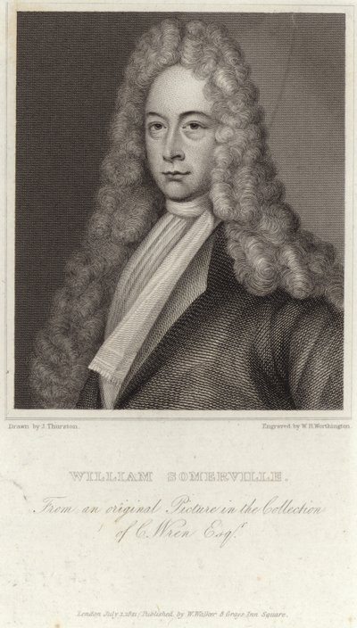 Retrato de William Somerville de English School