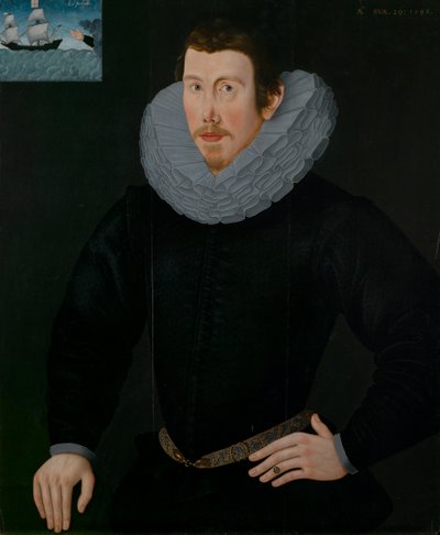 Retrato de un caballero de English School