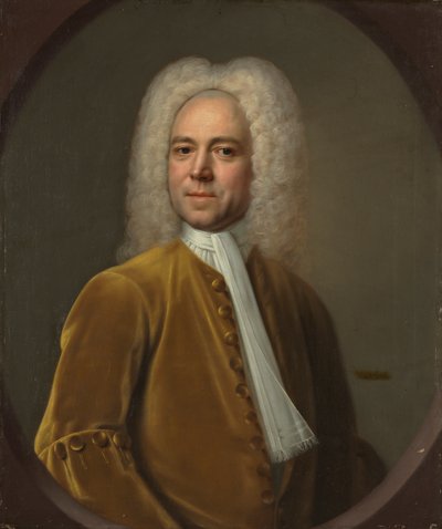 Retrato de hombre, c.1730 (óleo sobre lienzo) de English School